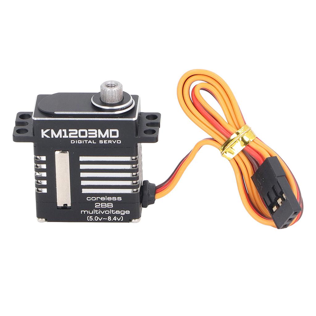 RC Servo Motor High Torque Metal Gear Low Noise with 4 Different Servo Arms Drone Servo for Fixed Wing Aircraft Airplane Toy Intelligent Robot