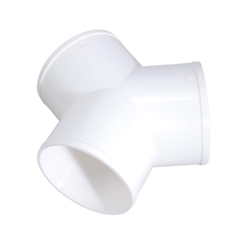 3 Ways Splitters PVC Exhaust Pipe Fittings Air Ventilation Exhaust Duct Connector Quick Ventilation Tube Joint Coupler