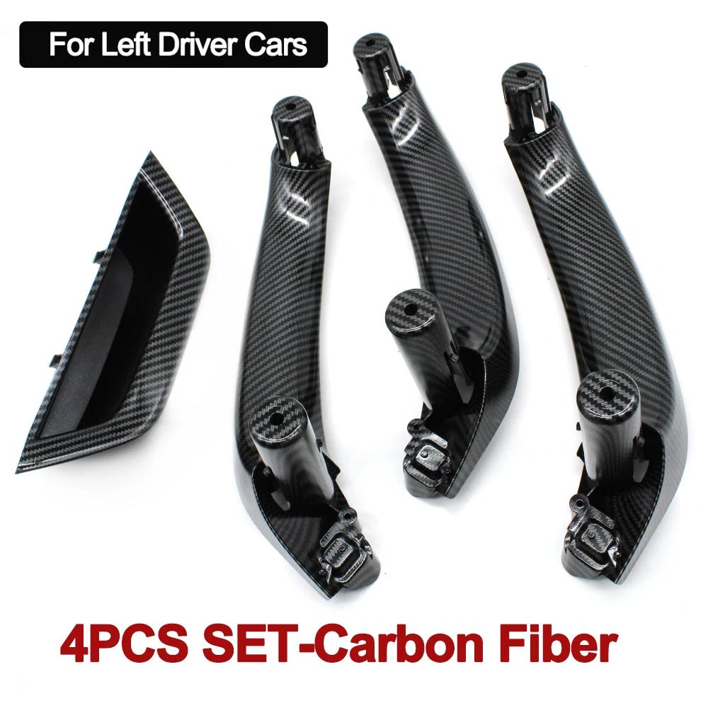LHD Car Interior Front Left Driver Door Armrest Panel Cover Door Inner Handle Pull Trim For BMW X3 X4 F25 F26 2010-2016