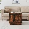 VidaXL Coffee Table Smoked Oak 51x50x44 Cm Engineered Wood 819873