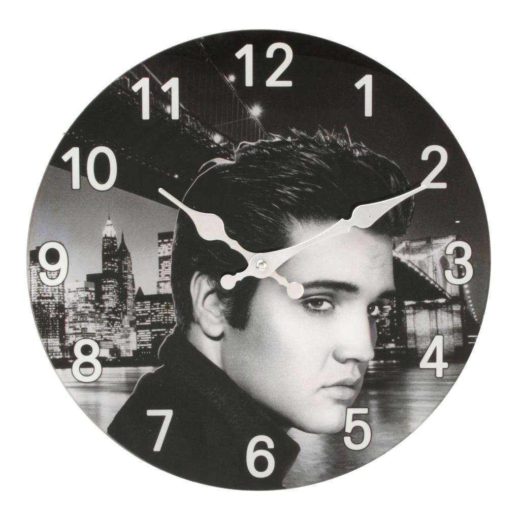 Iconic Collection Glass Wall Clock 30cm