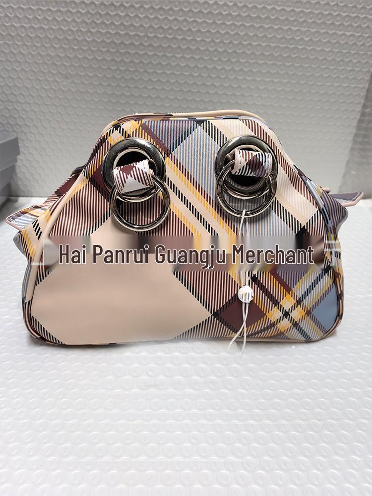 Nische 2025 Sphärisches Logo Bowlingtasche: Punk Spicy Girl Einzel-Schulter- & Umhängetasche