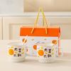 Keramik Schlichte Mode Geschenkbox Mit Handtuch Bär Souvenir Eröffnung Praktisches Event Geschenk Wasserbecher Set
