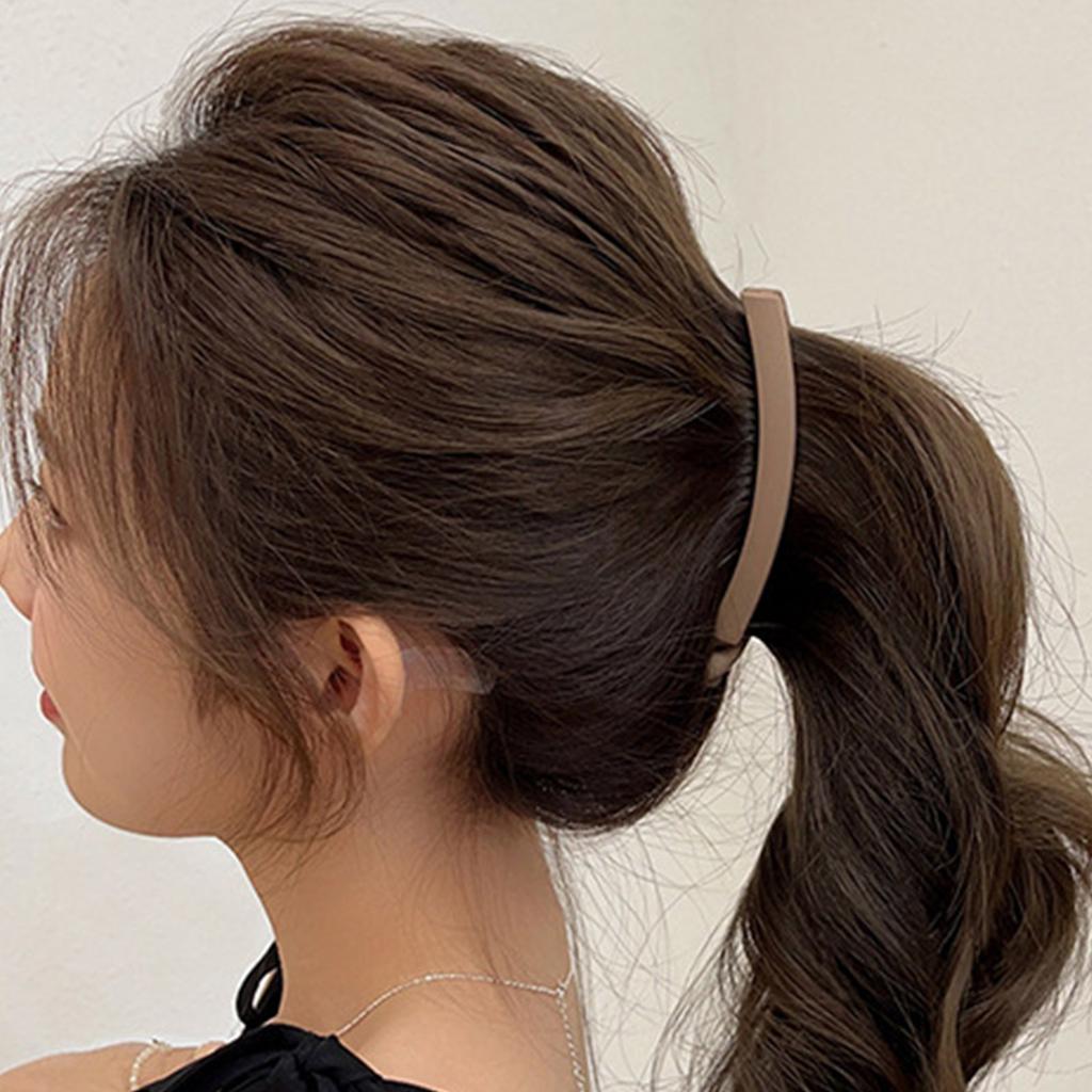Matte Finish Banana Hair Clip for Women and Girls Strong Hold Ponytail Bun Clamps Portable Hair Styling Accessories