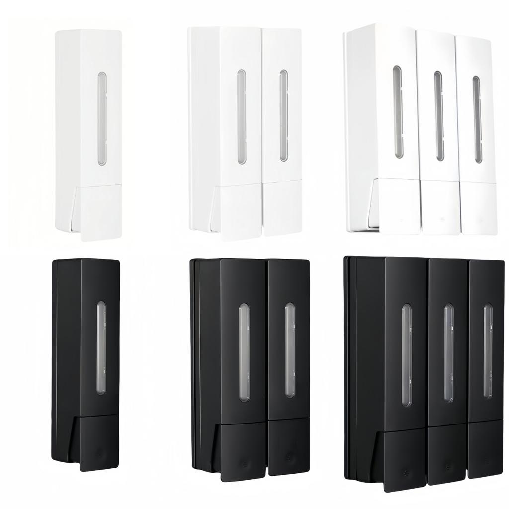 Bathroom Organization Bathroom Dispenser Stylish Bath Accessory 265x135x65mm Easy Installation Method Public Place Use