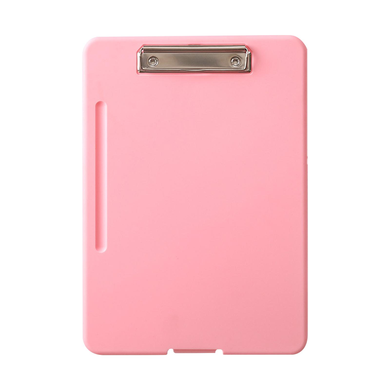 

Plastic Multi-colored Clipboard For Work, Doctors And Teachers One Size розовый