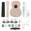 Ukulele Kit 21in DIY Basswood Lightweight Painting Handcrafted Gift Children Small Toys