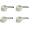 1-4 Pezzi Clip per Sacchetti per Alimenti Conservazione Alimenti Clip Sigillanti con Beccuccio Versatore Clip per Sacchetti Patatine da Cucina Tappo di Plastica Clip Sigillante Conservazione Cucina