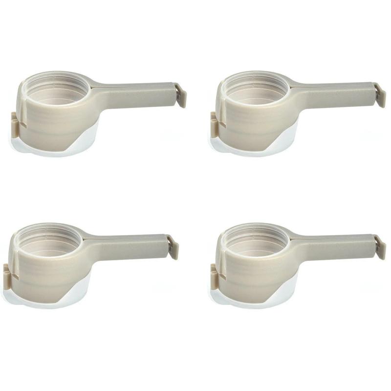 1-4 Pezzi Clip per Sacchetti per Alimenti Conservazione Alimenti Clip Sigillanti con Beccuccio Versatore Clip per Sacchetti Patatine da Cucina Tappo di Plastica Clip Sigillante Conservazione Cucina