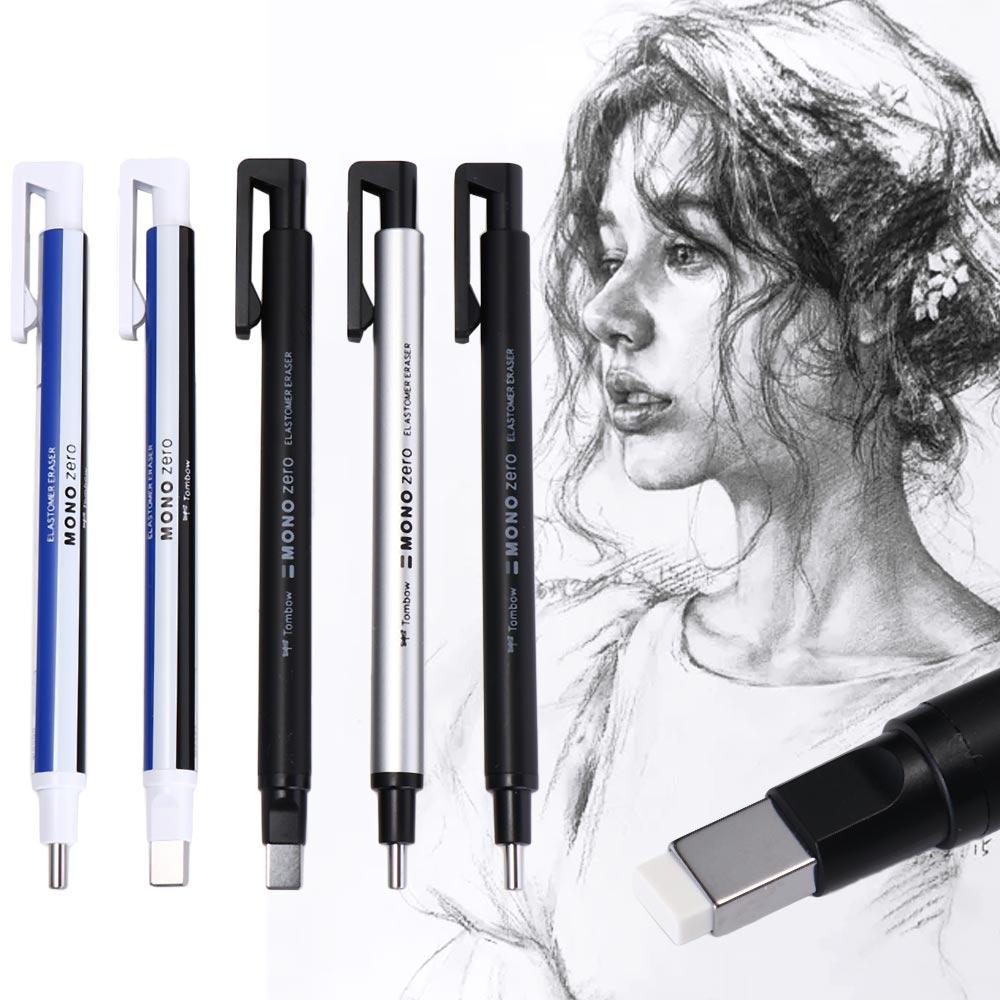 

Super Fine Pen Shape Rubber High Precision Pencil Eraser Mechanical Eraser Art Supplies Round Refill