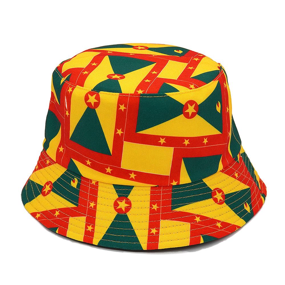 2023 Custom Sublimation Printing Double-Sided Bucket Hat All Over Printing Reversible Bucket Hats