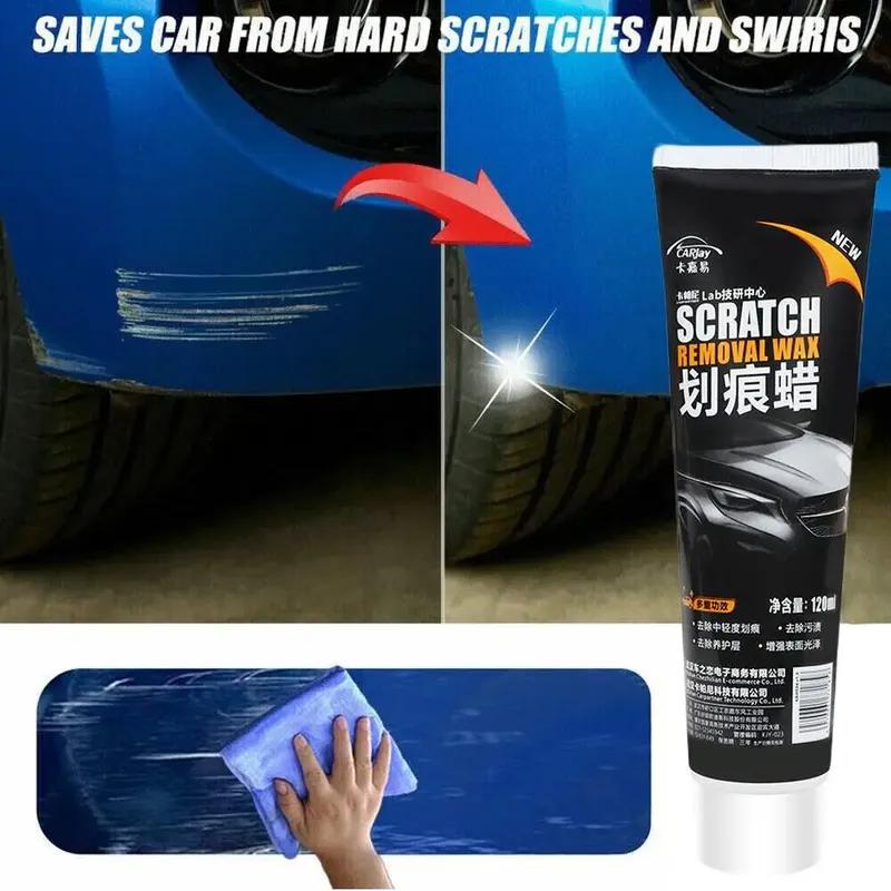 Car Scratch Repair Paste Works on All Types of Paint Car Polish Scratch Remover Repair Cleaning Kit No Harm to The Original Pain