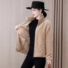 Women's Autumn Coat Women's Autumn and Winter Outer Women's High-end Women's Clothing Light Luxury Aura Strong Lamb Wool Sweater