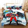 Goldorak Bedding Set 3D Printed Grendizer Duvet Cover 3Pcs Double Twin Full Queen King Adult Kids Bedclothes Quilt Cover