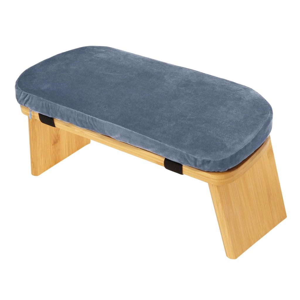Meditation Bench Prayer with Removable Cushion, Ergonomic, Folding Kneeling Stool Chair
