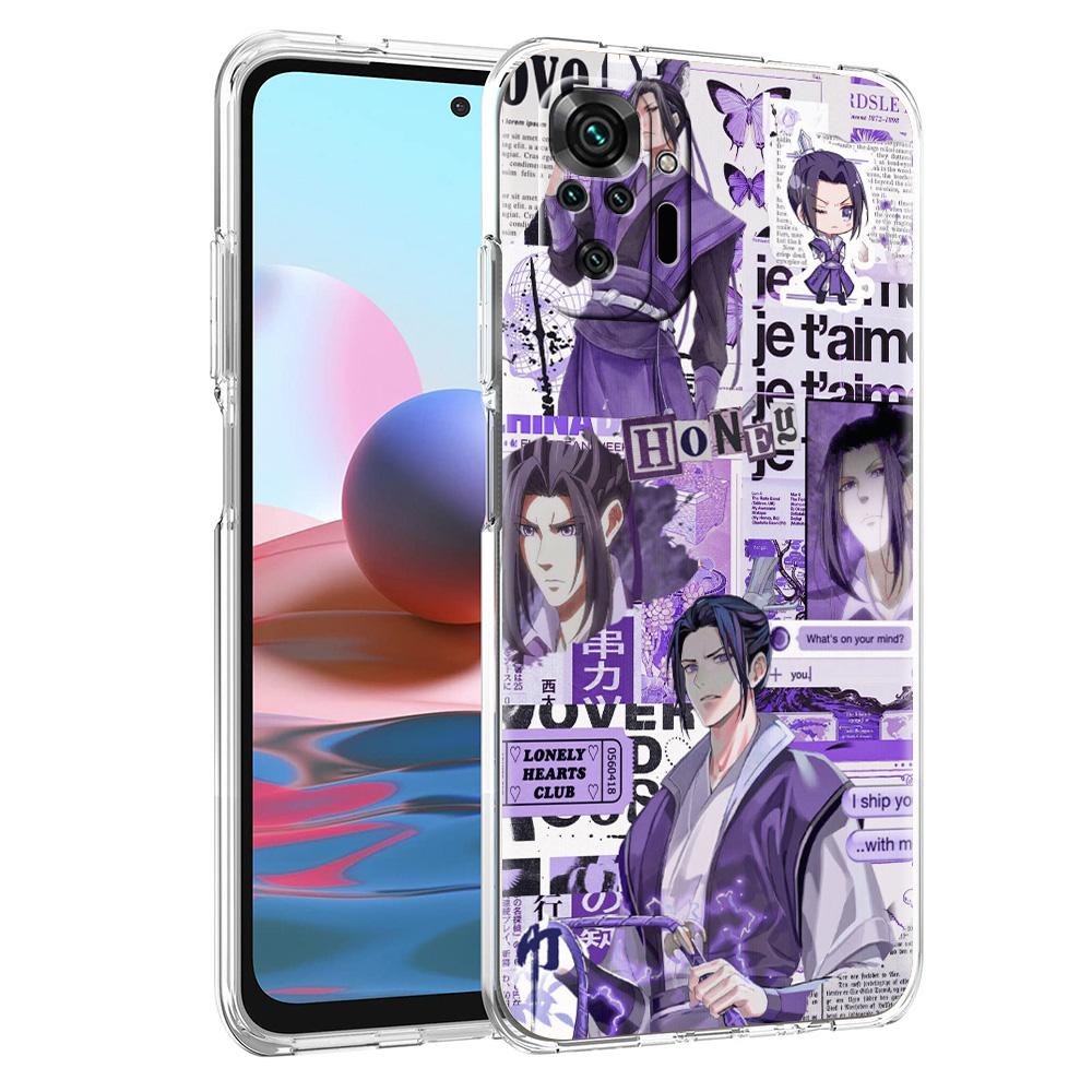 Grandmaster Mo Dao Zu Shi Anime Luxury Phone Case For Xiaomi Redmi Note 12 11 10 9S 9 8 Pro 7 8T 9C 9A 8A K40 Pro+ Clear Cover