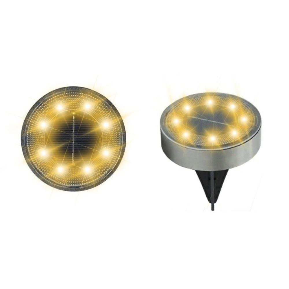 8 LED Outdoor Solar Light Solar Powered LED Ground Lamp Buried Garden Light  Yard Decoration