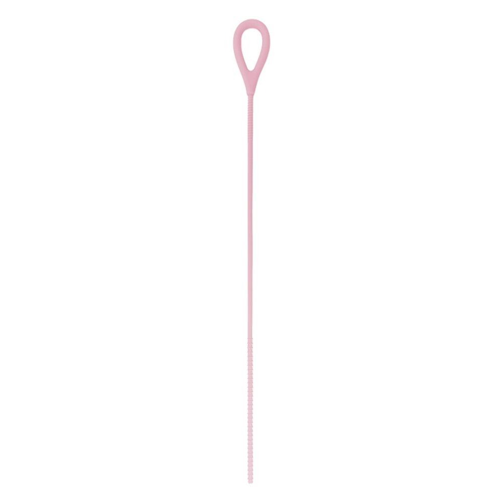 

New 3mm Silicone Straw Brush Extended Silicone Drinking Straw Cleaner Brush Free Bending Cleaning Tool Bottle Straw розовый
