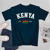 Unisex Unisex Kenya EST1963 Independence Day Tshirt Tees T Shirts WoUnisex Boys 100 Cotton TShirt