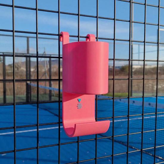 Paddle Tenis Su Şişesi Havlu Askısı 3D Baskılı Saha Kenarı Düzenleyici Su Şişesi Tutucu Tenis Maçları Oyuncular İçin Temel Aksesuar