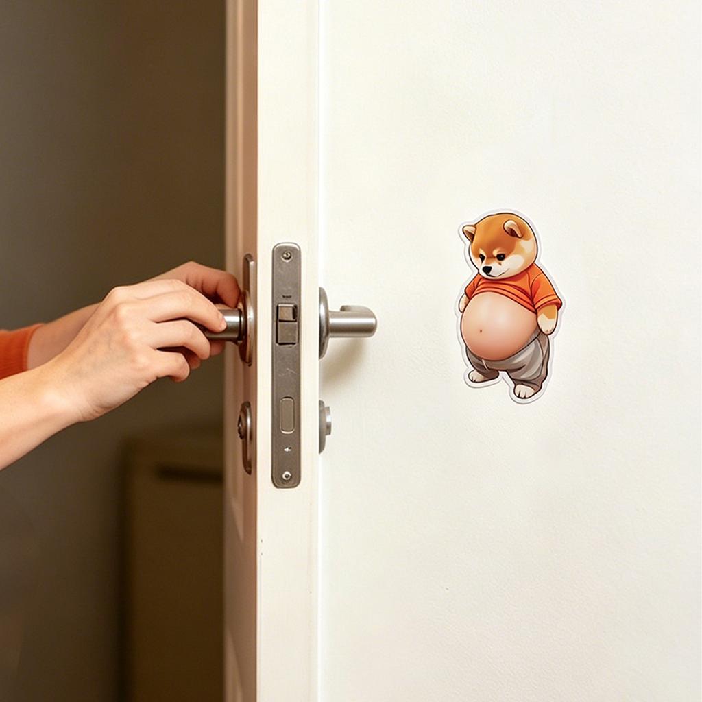Cute Animal Ultra-Soft Silicone Car Bumper Sticker