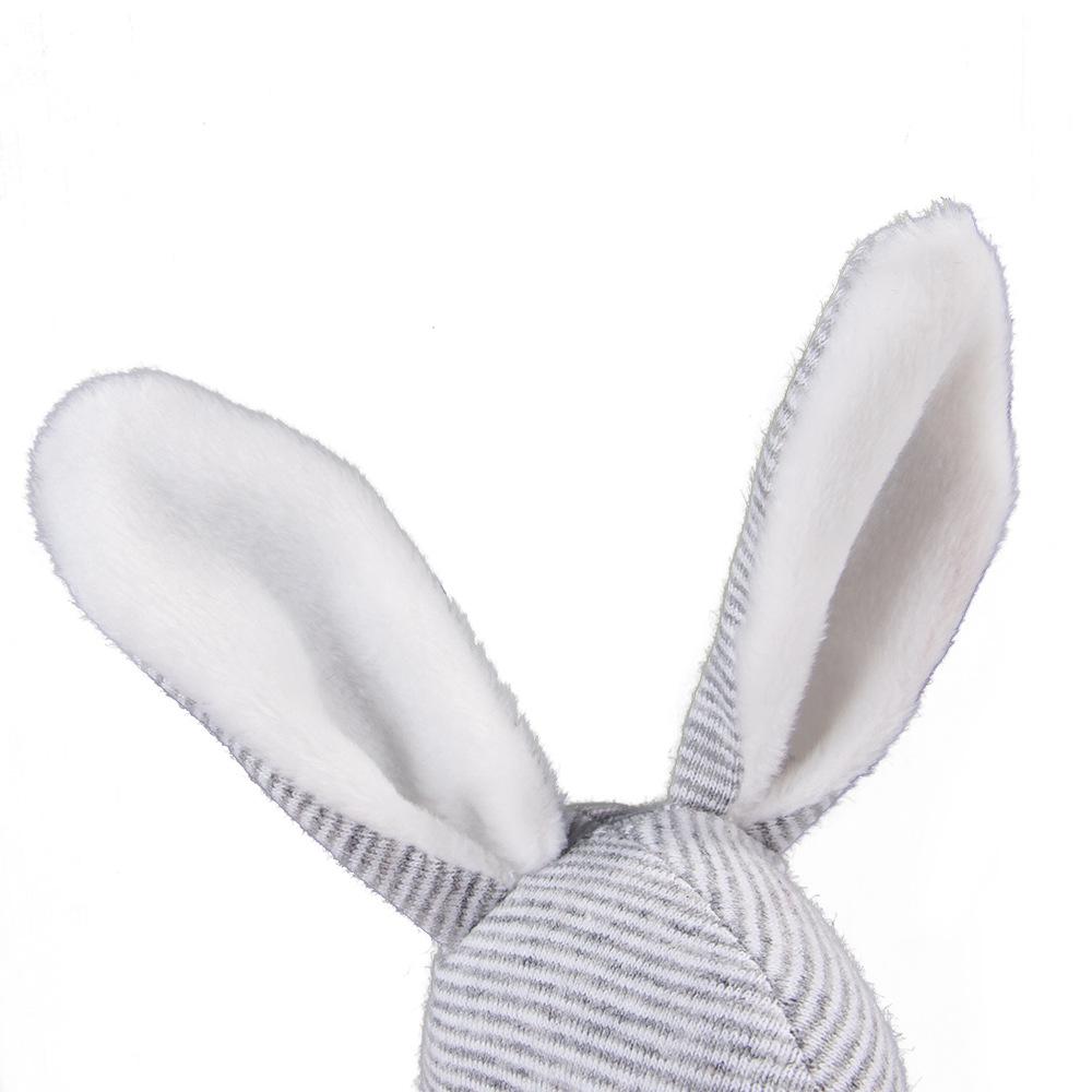 New Cute Stuffed Toys Squeak Rabbit Shape Sounding Plush Toy With Built-In Bell Dog Chew Squeaky Whistling Involved Dog Toys