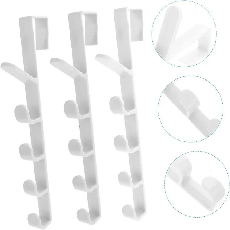 1Pcs Door Hanger Hook Stainless Steel Double S-Shaped Storage Hook for Bathroom Kitchen Wall Door Organizer Wall Mounted Hooks