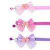 Pet Dog Bow Collar Adjustable Dog Cat Bows Collar Lace Bling Necktie for Small Dog Accessories Puppy Grooming Supplier GPJYP04