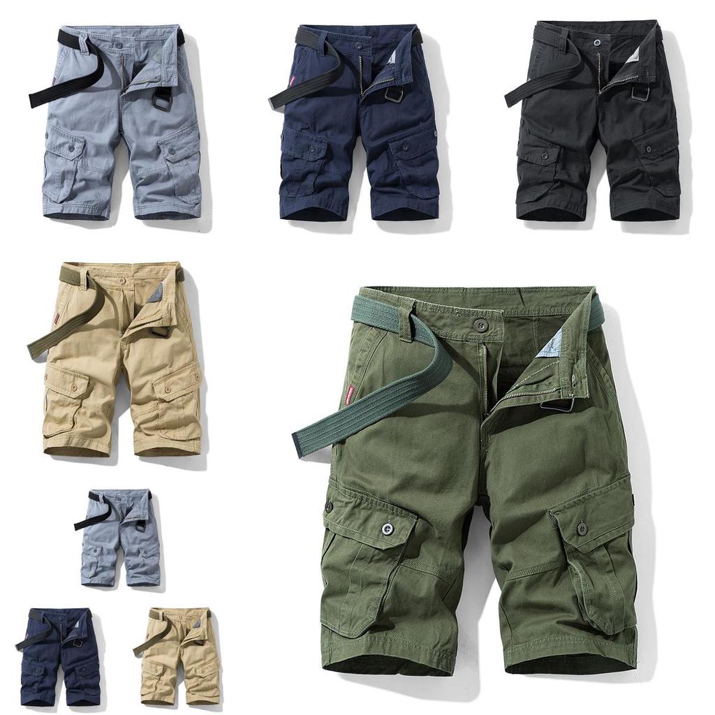 Summer Men Cargo Shorts With Cotton Fabric For Casual Urban Style For Youth