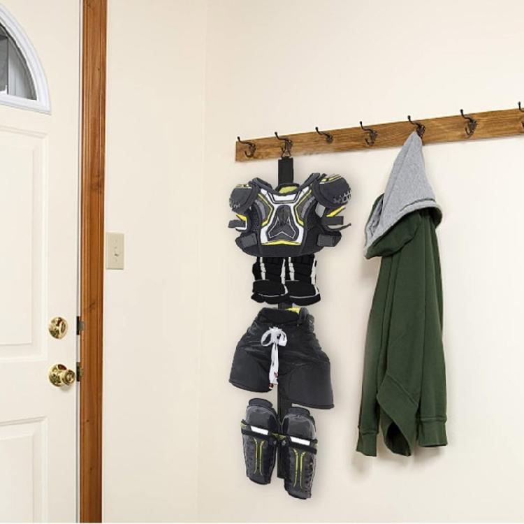 Versatile Wall Mounted Sturdy Hockey Rack Portable Home Accessory with Easy Installation Stylish for Youth Rooms