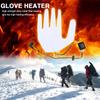 1/2PCS Electric USB Gloves Heater Composite Fiber Electric Hot Wire Winter Heated Gloves Pad Warmer Ski Gloves Heating Pad