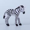 Wildlife Zebra Model: African Safari-Themed Plastic Toy for Kids