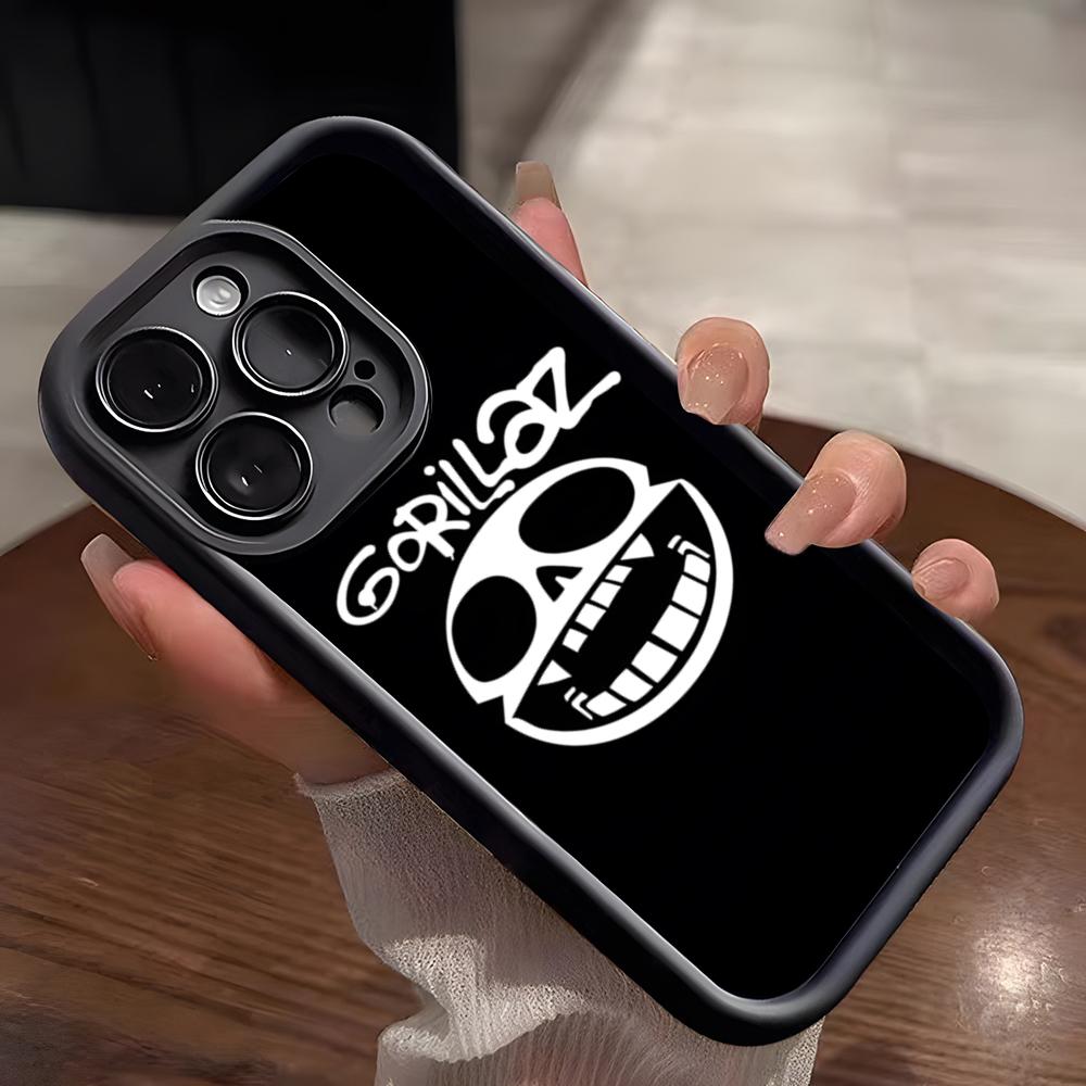 

Anime Rock Band Gorillaz Phone Case For IPhone 17 Pro Max 15 Pro 16 14 Plus 12 13 Mini 11 Pro Shockproof Soft Cover iPhone 13 Pro Max