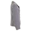 CHANEL 01P P17432V09913 Wheel COCO Button Houndstooth Jacket 36 Navy x beigeUsed