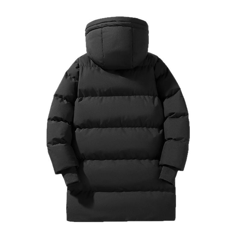 Men's Trendy Cotton-Padded Medium-Length Jacket - Plus Size, Casual, Loose, Versatile, Thick, Warm, Unisex Coat Style