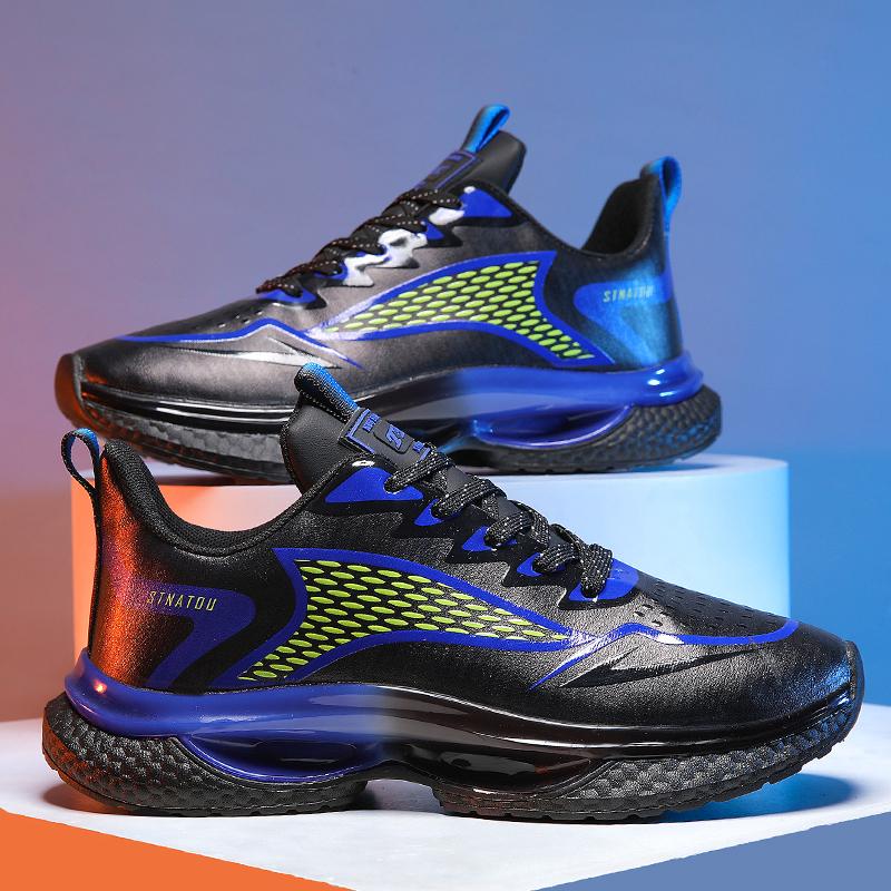 

Мужские кроссовки Повседневная обувь Кроссовки для бега Удобные легкие дышащие кроссовки 44 чёрный