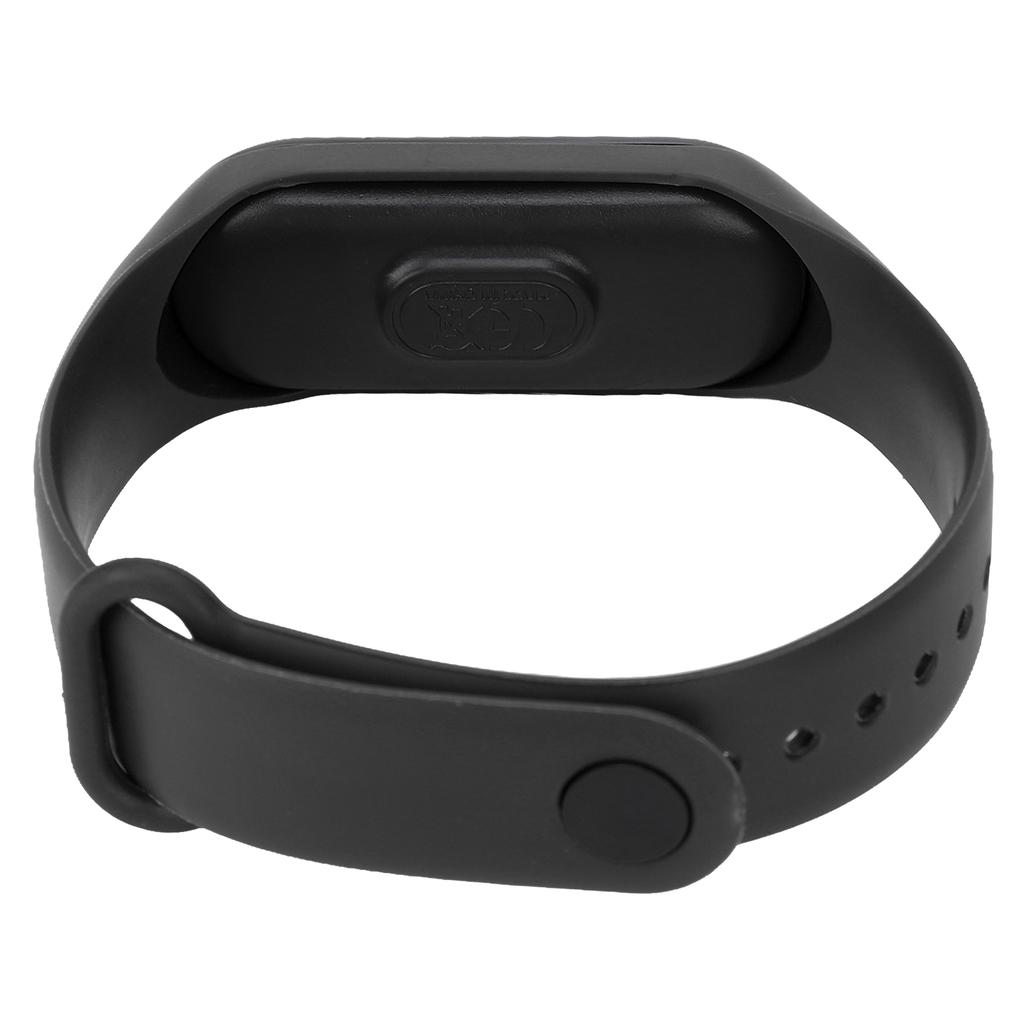 Digitaluhr mit LED-Weißlichtanzeige, Kunststoffspiegel, elektronisches Uhrwerk, Silikonarmband, Sport