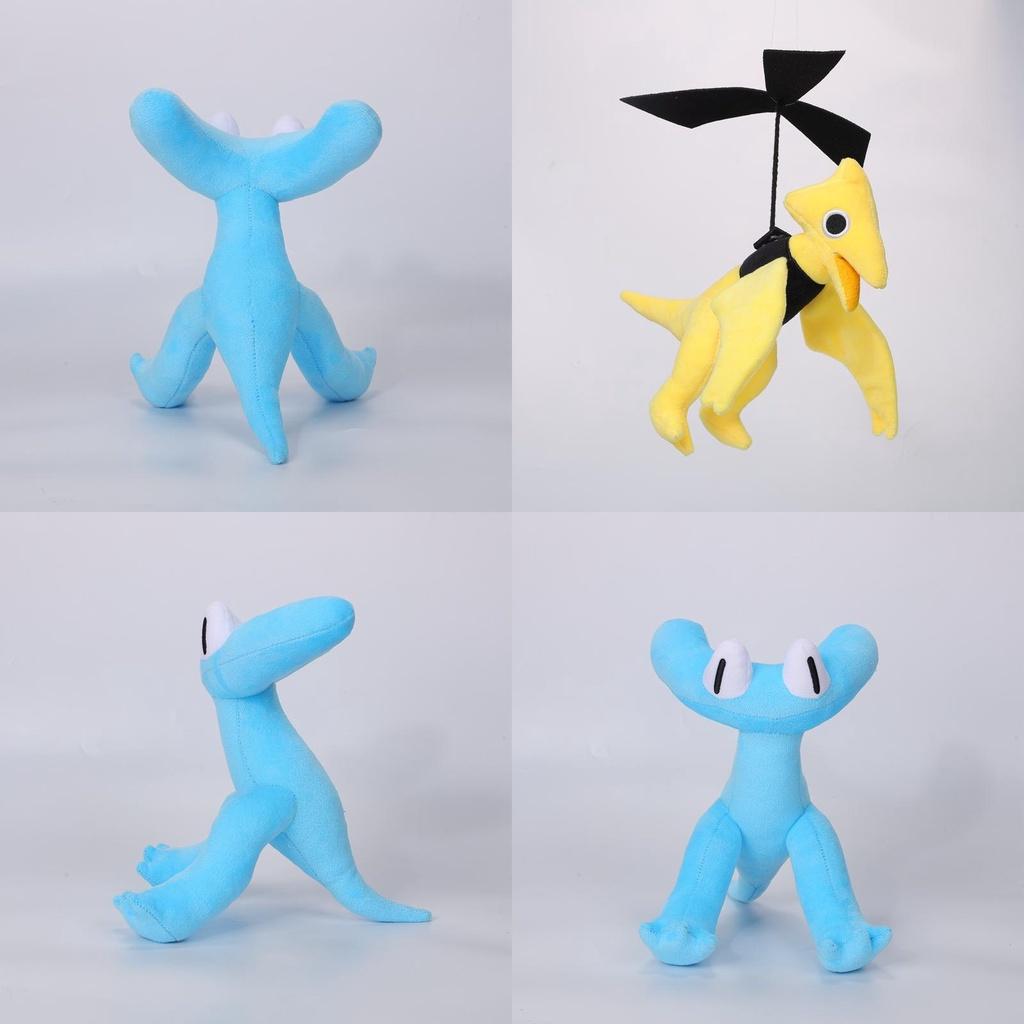 Jilis Rainbow Friends Kapitel 2 Plüschtier Cartoonhaftes und lustig aussehendes Dinosaurier Kuscheltier