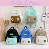 Colorful Letter Nylon Backpack For Kids Cute And Lightweight School Bag