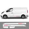 4Pcs/Lot Car Both Side Stripes Stickers Custom Decor Camper Van Graphics Vinyl Decals Auto Tuning Accessories For Fiat Talento