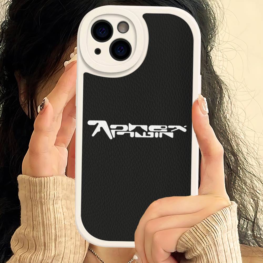DJ A-Aphex T-Twin Phone Case Hard Leather For IPhone 14 13 16 Mini 15 14 11 12 Pro Max Plus Fundas