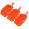 3pcs Plastic Feed Shovel Handheld Feeding Scoop Feed Ladle Portable Feeding Tool for Livestock
