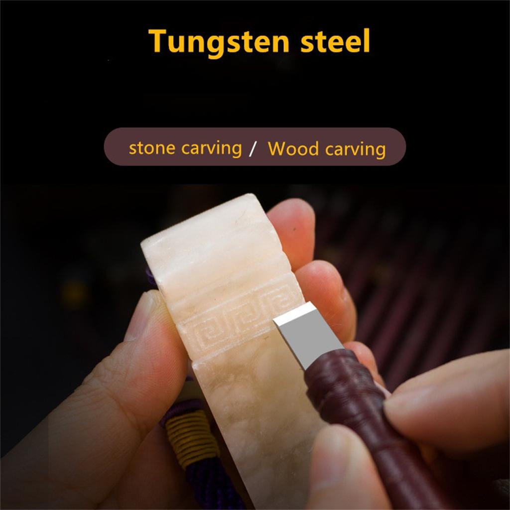 10pcs Carving Hand Tools Set Professional Tungsten Steel Carving Chisel-set Woodworking Carving Tool