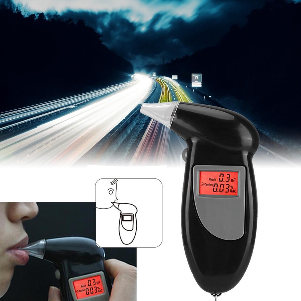 Portable Breath LCD Digital Display Alcohol Tester Analyzer with Backlight