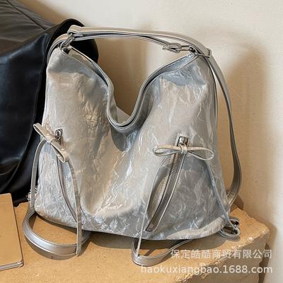 Backpack Women's 2025 New Travel Backpack Large Capacity Versatile Tote Bag Fashion Shoulder Student Korean Edition School Bag