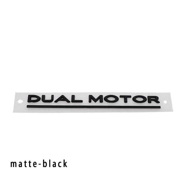 3D Premium ABS DUAL MOTOR Underlined Letters for Car Styling High Performance Car Fender Trunk Rear Bonnet Decal Emblem Badge Sticker