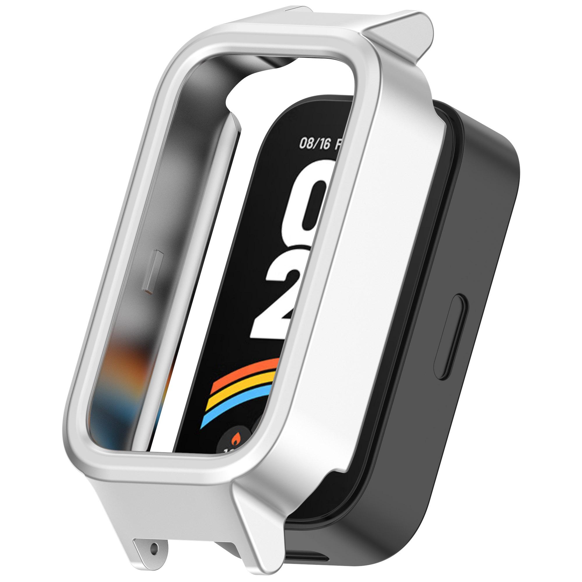 

For Xiaomi Smart Band 9 Active/Redmi Band 3 Watch Case Semi-Enclosed Hollow PC Cover A