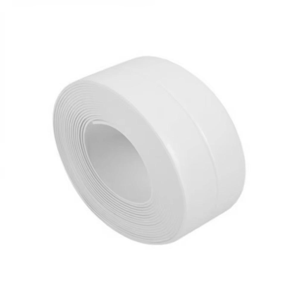 Tape Caulk Strip PVC Sealing Tape Self Edge Durable Waterproof Tape 3.2M Length Seal Gap Sink Corner Tape for Countertop Edge
