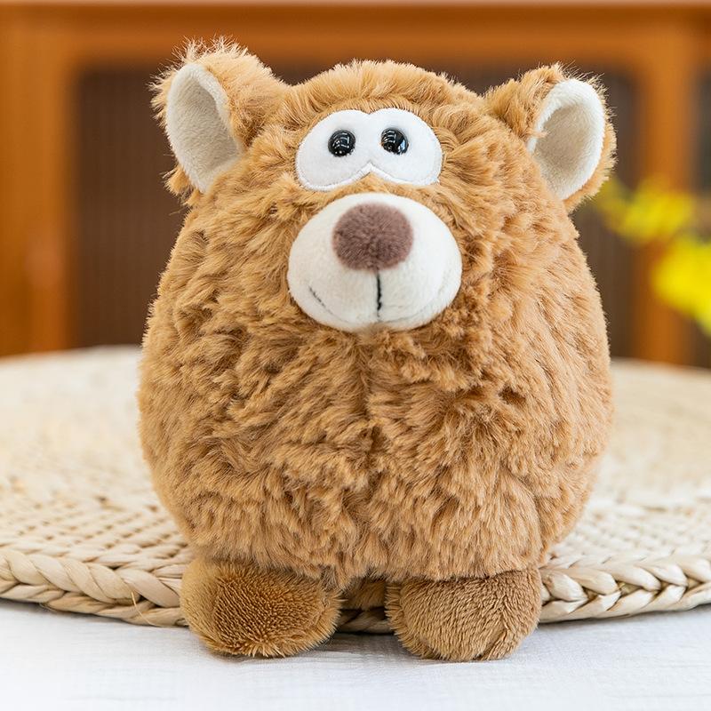 15Cm New Plush Toy Doll Forest Animal Series Brown Bear Figurine Table Companion Decorative Item Plush Stuffed Doll Children Toy 15cm