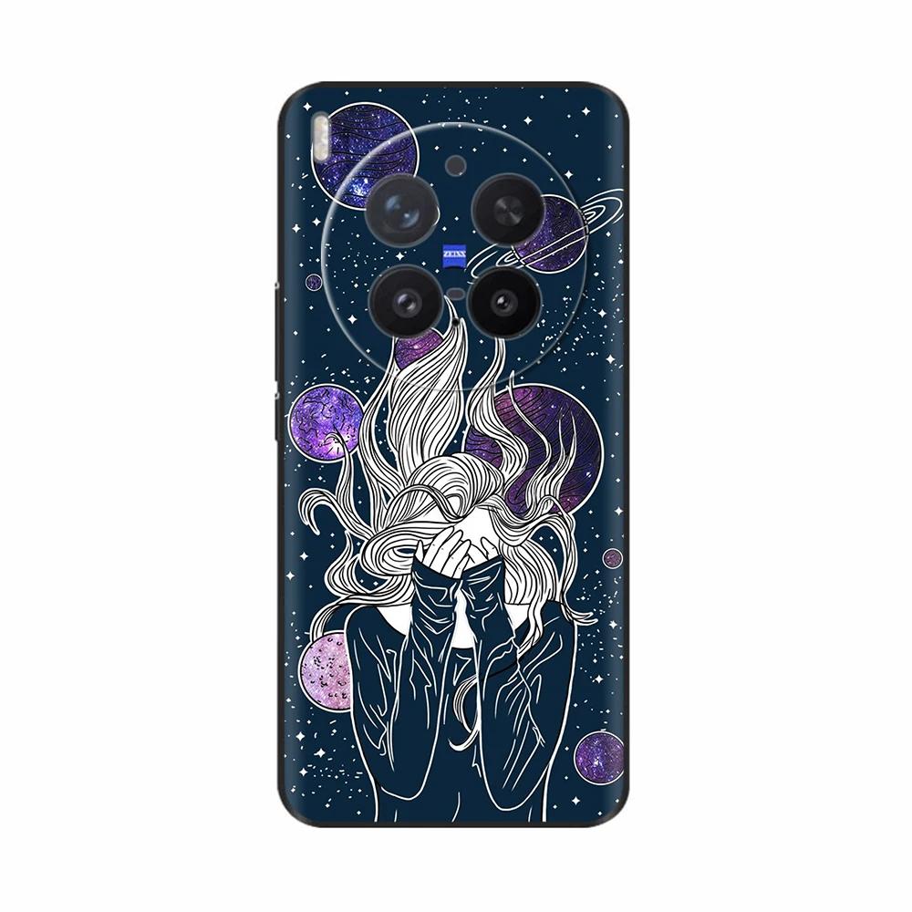 For VIVO X300 Pro Case Popular Flowers Cartoon Soft Silicone Phone Back Cover For Vivo X300 X 300 ShockProof Shell Bags Funda
